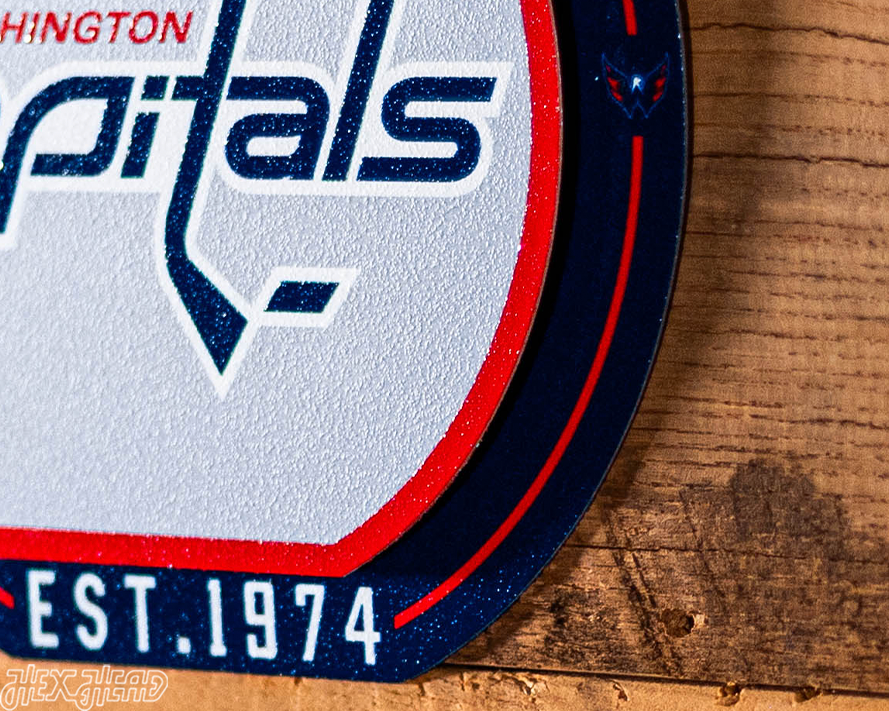 Washington Capitals "Double Play" On the Shelf or on the Wall Art