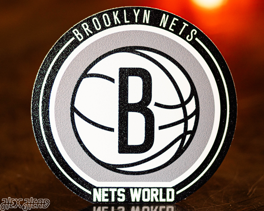 Brooklyn Nets "Double Play" On the Shelf or on the Wall Art