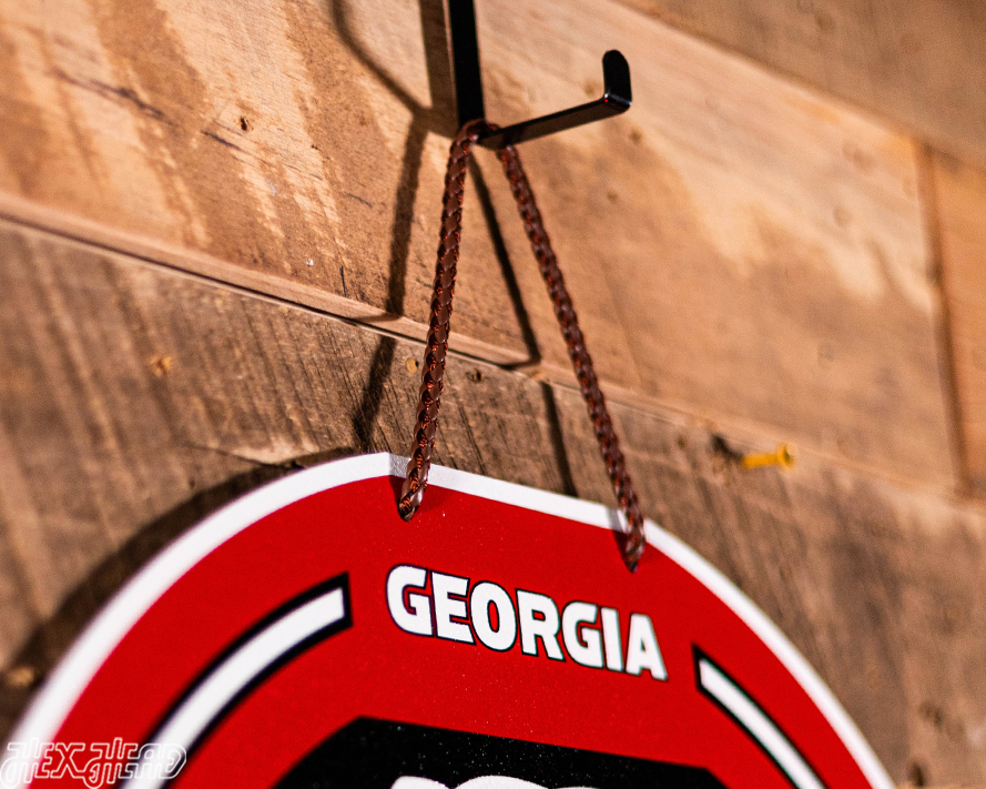 Georgia Bulldogs Personalized Monogram Metal Art