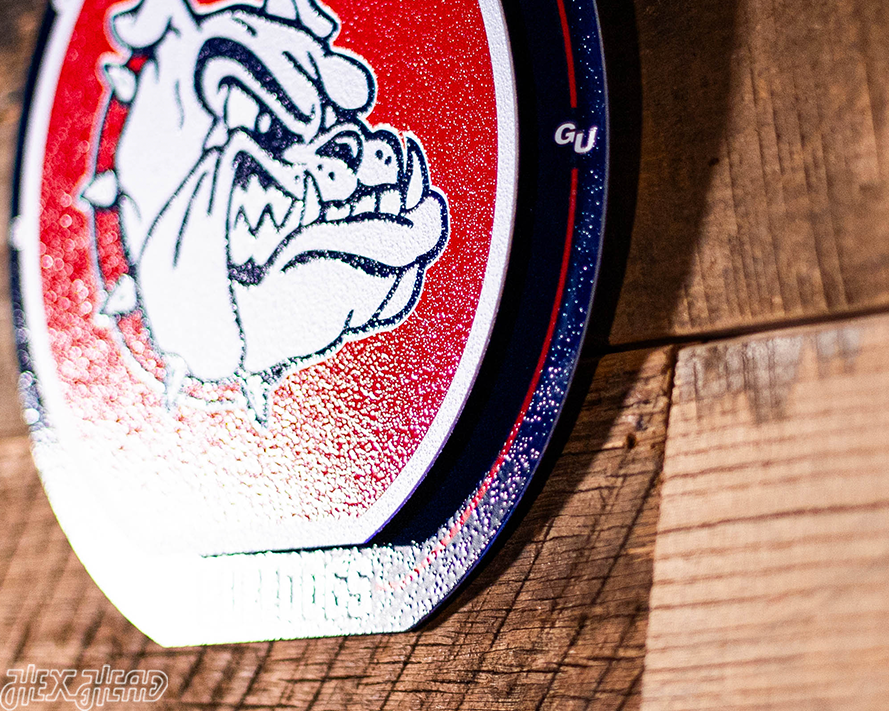 Gonzaga Bulldogs "Double Play" On the Shelf or on the Wall Art