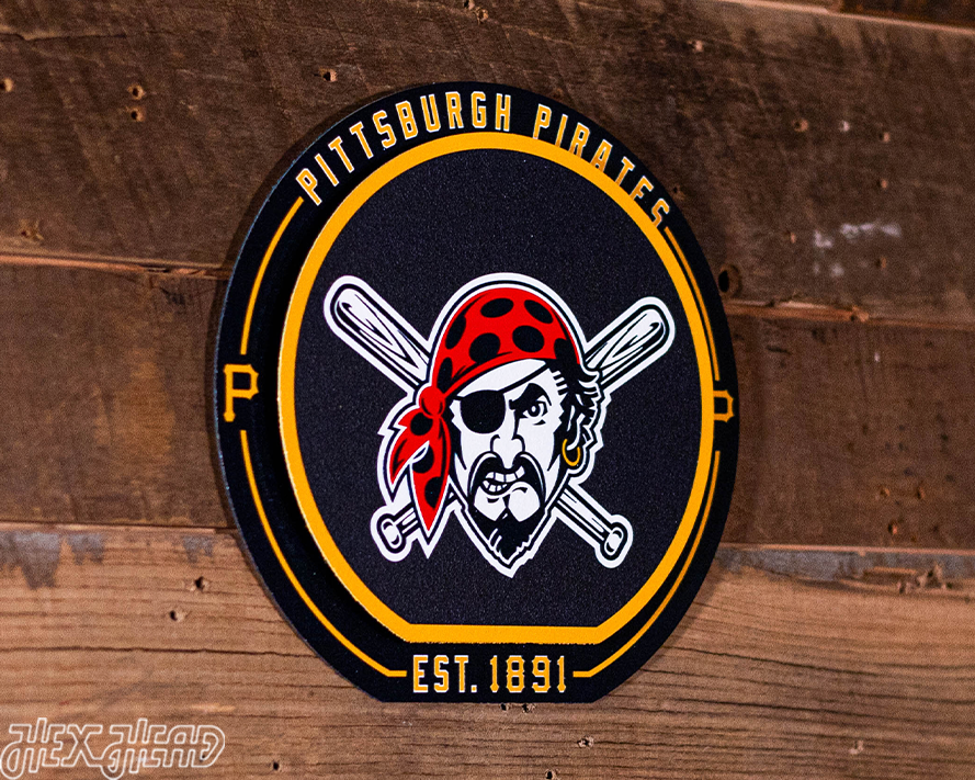 Pittsburgh Pirates "Double Play" On the Shelf or on the Wall Art