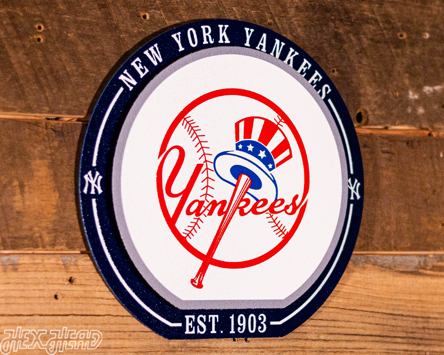 New York Yankees "Double Play" On the Shelf or on the Wall Art