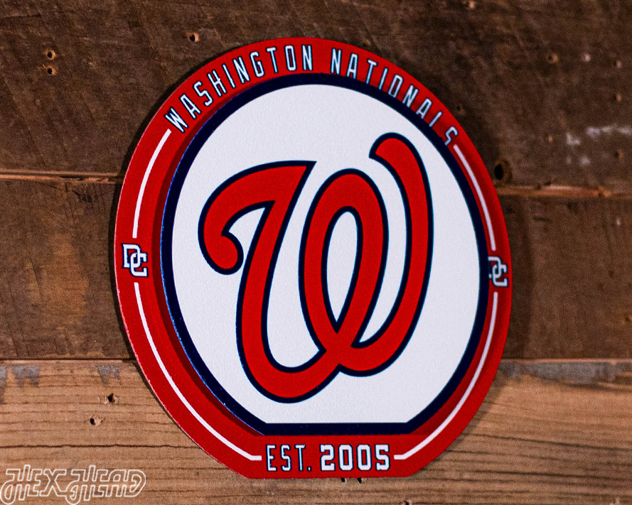 Washington Nationals "Double Play" On the Shelf or on the Wall Art