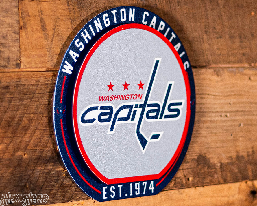 Washington Capitals "Double Play" On the Shelf or on the Wall Art