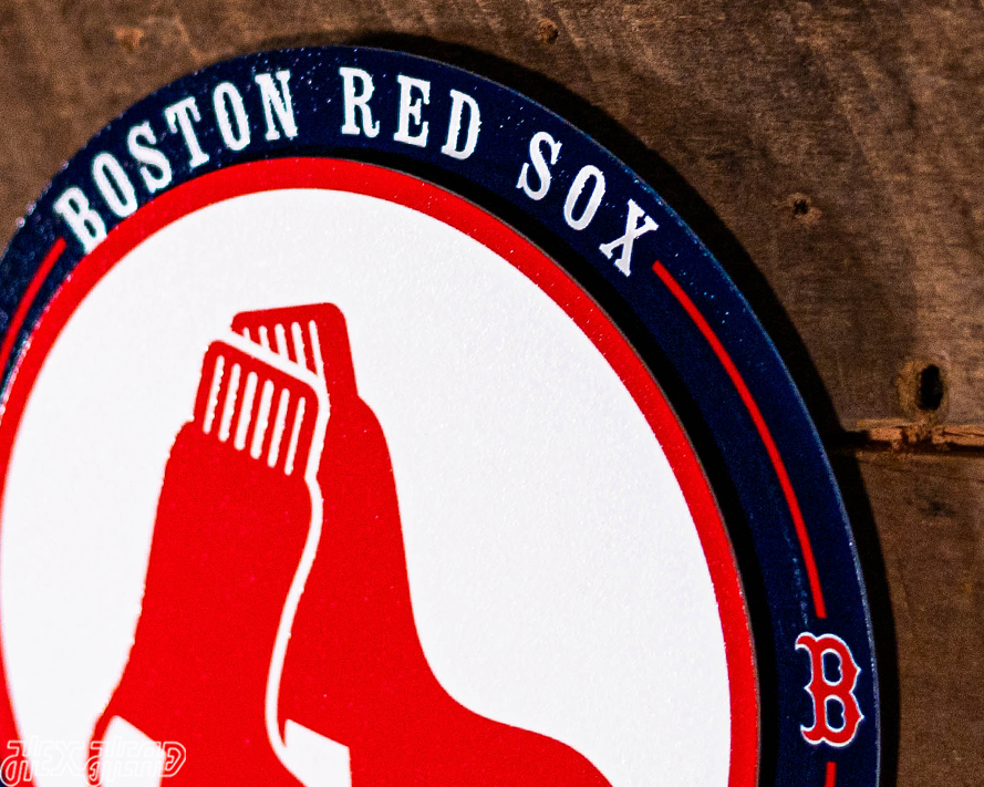 Boston Red Sox "Double Play" On the Shelf or on the Wall Art