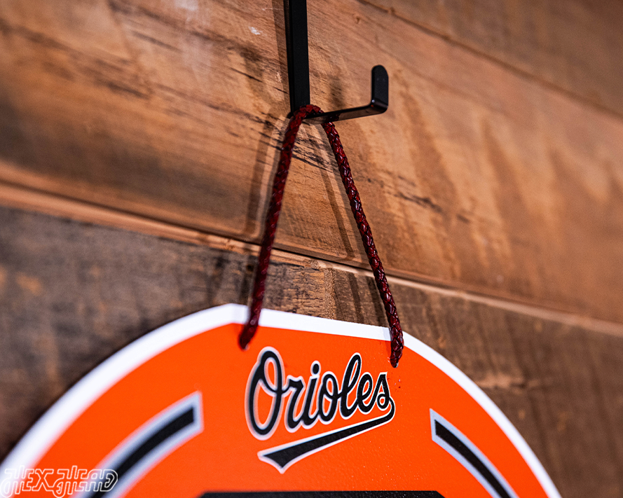 Baltimore Orioles Personalized Monogram Metal Art