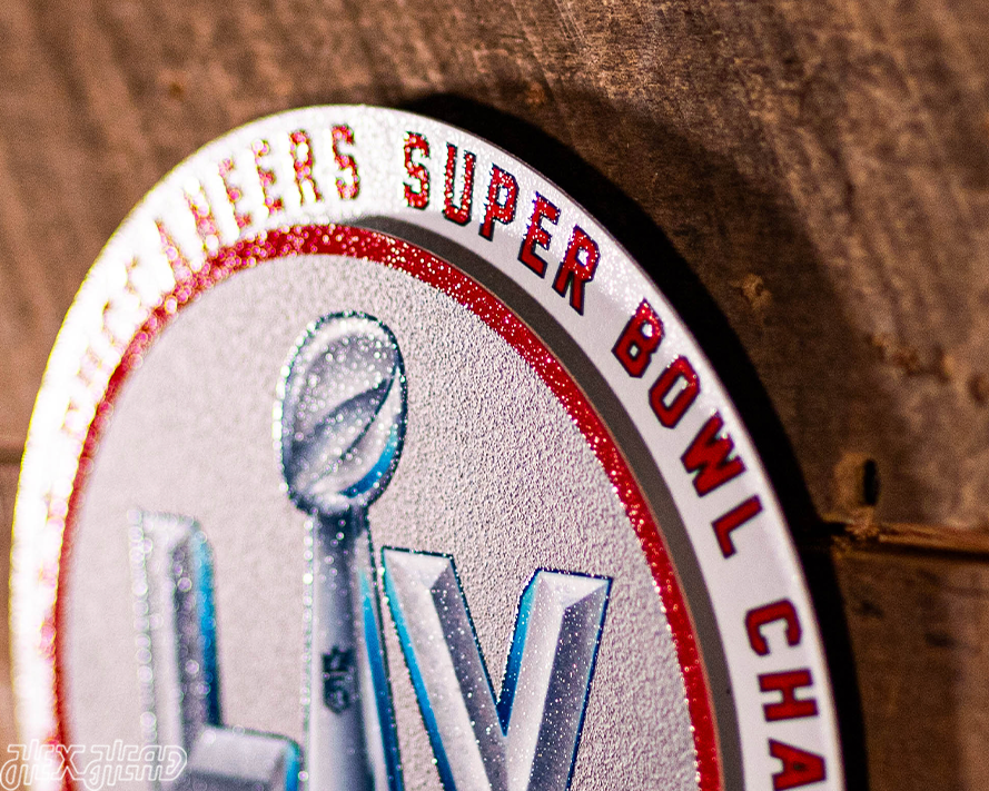 Tampa Bay Buccaneers Super Bowl LIV "Double Play" On the Shelf or on the Wall Art