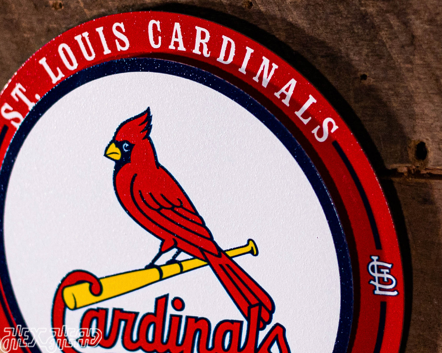 St. Louis Cardinals "Double Play" On the Shelf or on the Wall Art