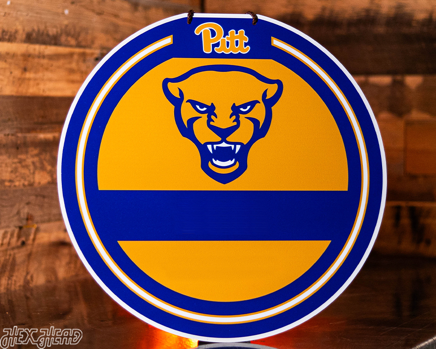 Pittsburgh Panthers Personalized Monogram Metal Art