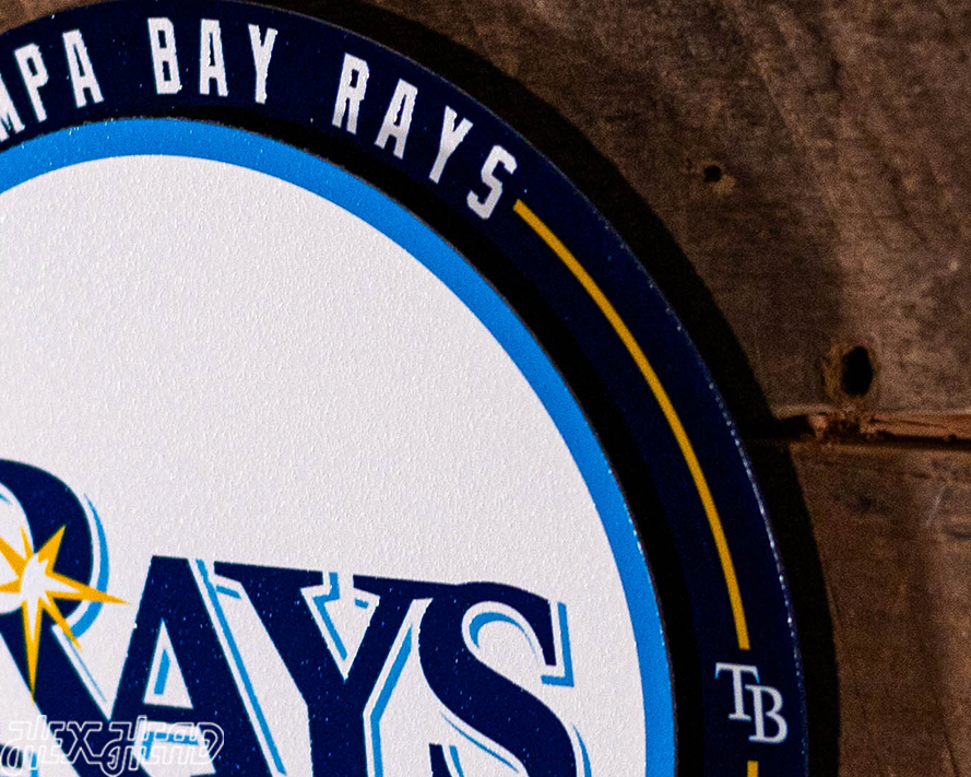 Tampa Bay Rays "Double Play" On the Shelf or on the Wall Art