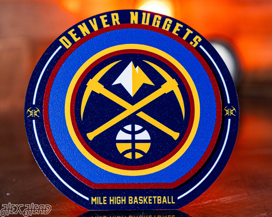 Denver Nuggets "Double Play" On the Shelf or on the Wall Art