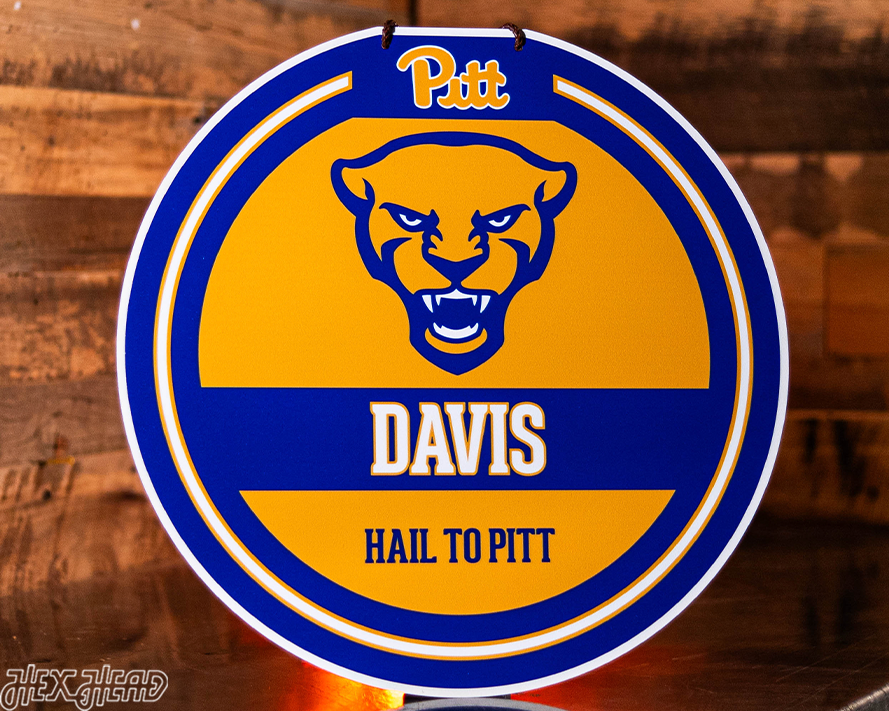 Pittsburgh Panthers Personalized Monogram Metal Art