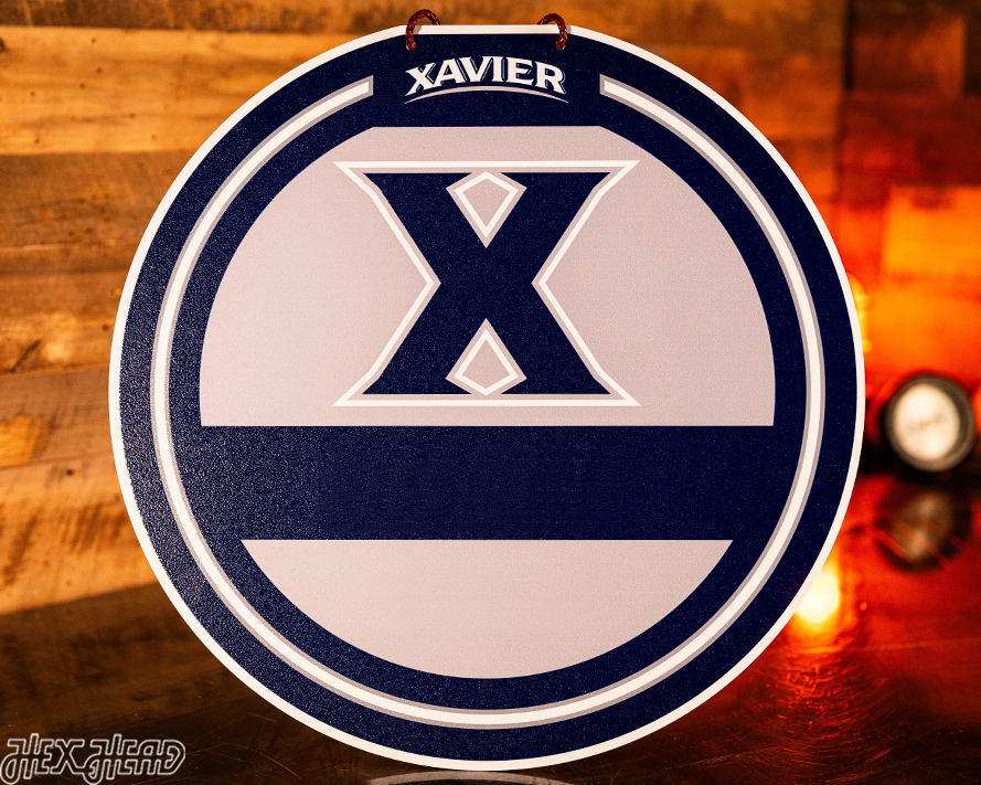 Xavier Musketeers Personalized Monogram Metal Art