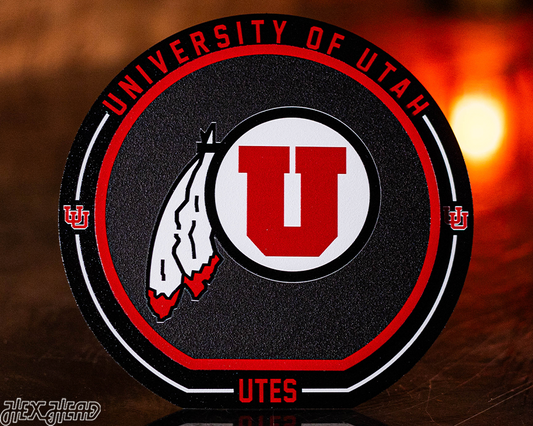 Utah Utes "Double Play" On the Shelf or on the Wall Art