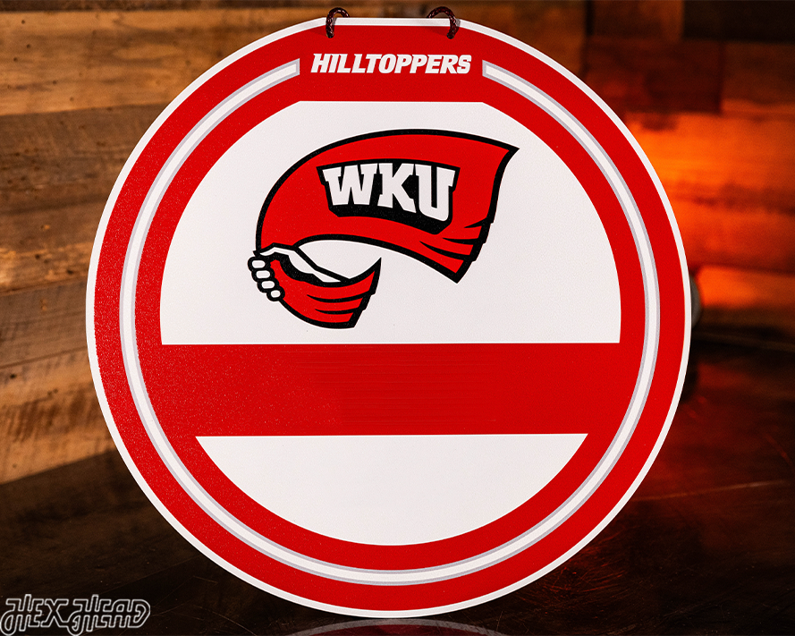 Western Kentucky Hilltoppers Personalized Monogram Metal Art