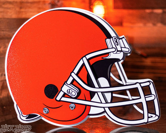 BLITZ COLLECTION -NEW Design!  8 LAYER Cleveland Browns 3D Vintage Metal Wall Art