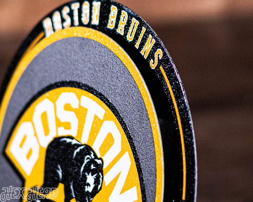 Boston Bruins "Double Play" On the Shelf or on the Wall Art