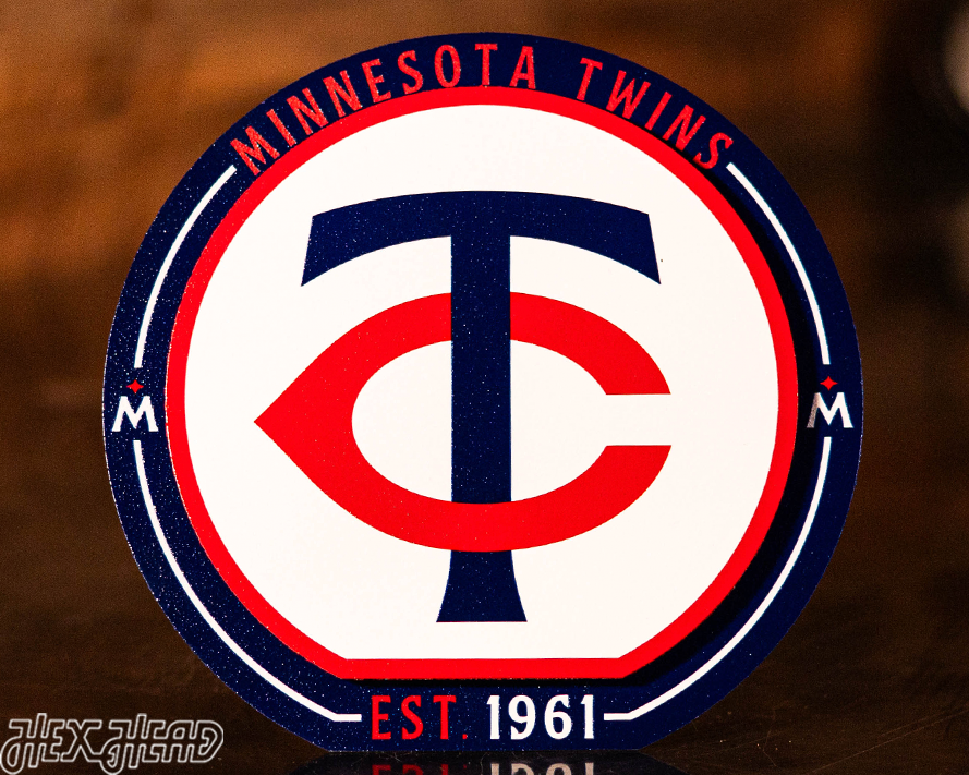 Minnesota Twins "Double Play" On the Shelf or on the Wall Art