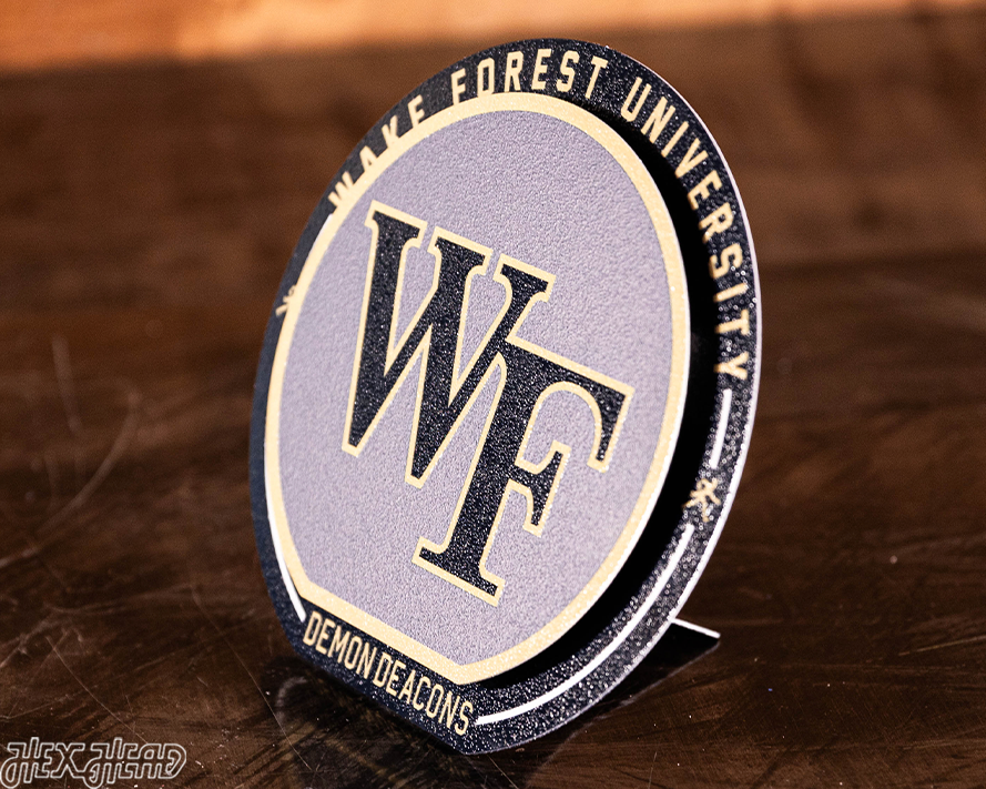 Wake Forest Demon Deacons "Double Play" On the Shelf or on the Wall Art