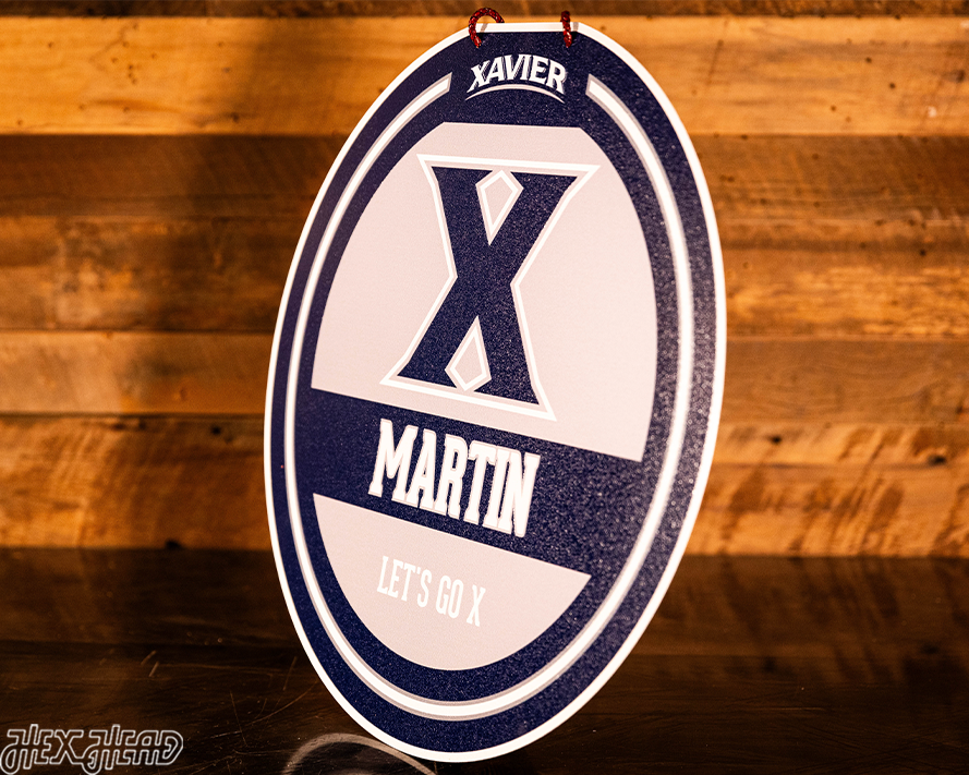 Xavier Musketeers Personalized Monogram Metal Art