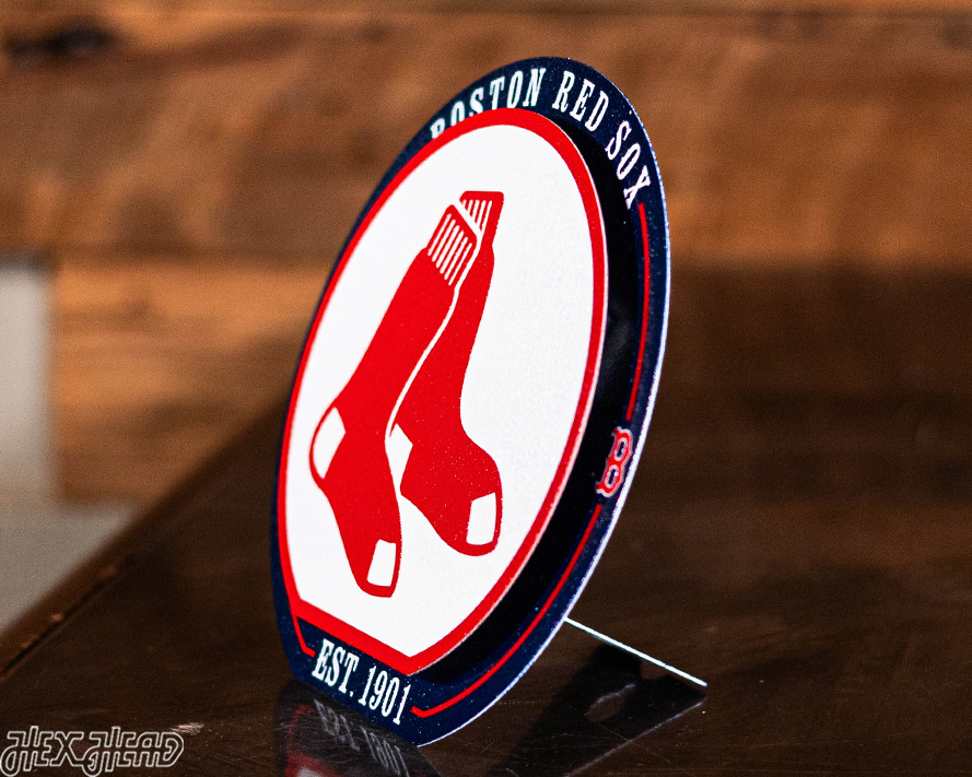 Boston Red Sox "Double Play" On the Shelf or on the Wall Art