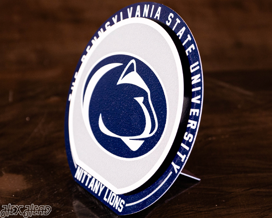 Penn State Nittany Lions "Double Play" On the Shelf or on the Wall Art