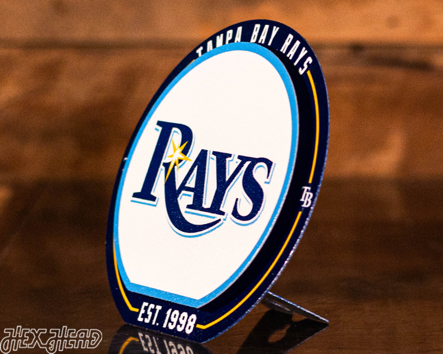 Tampa Bay Rays "Double Play" On the Shelf or on the Wall Art