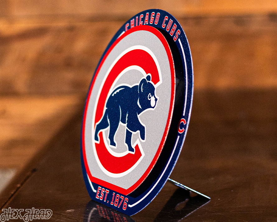 Chicago Cubs "Double Play" On the Shelf or on the Wall Art