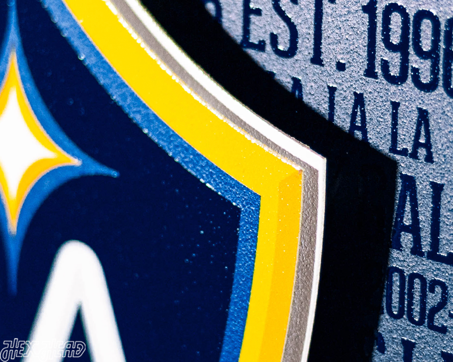 LA Galaxy CRAFT SERIES 3D Embossed Metal Wall Art