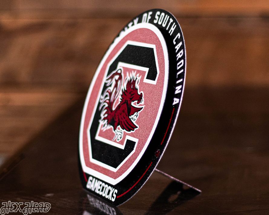 South Carolina Gamecocks "Double Play" On the Shelf or on the Wall Art