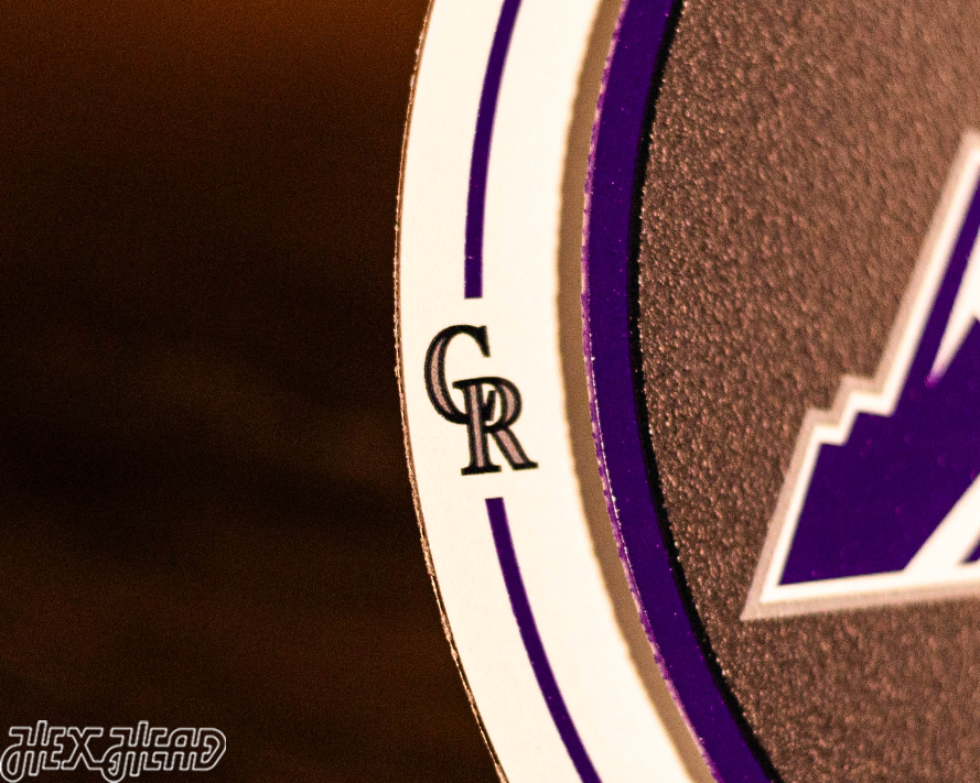 Colorado Rockies "Double Play" On the Shelf or on the Wall Art