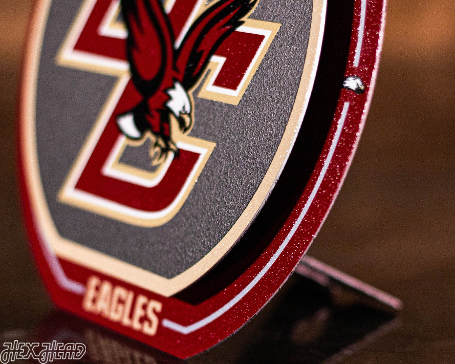 Boston College Eagles "Double Play" On the Shelf or on the Wall Art