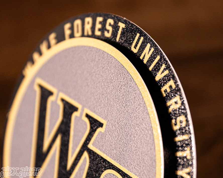 Wake Forest Demon Deacons "Double Play" On the Shelf or on the Wall Art