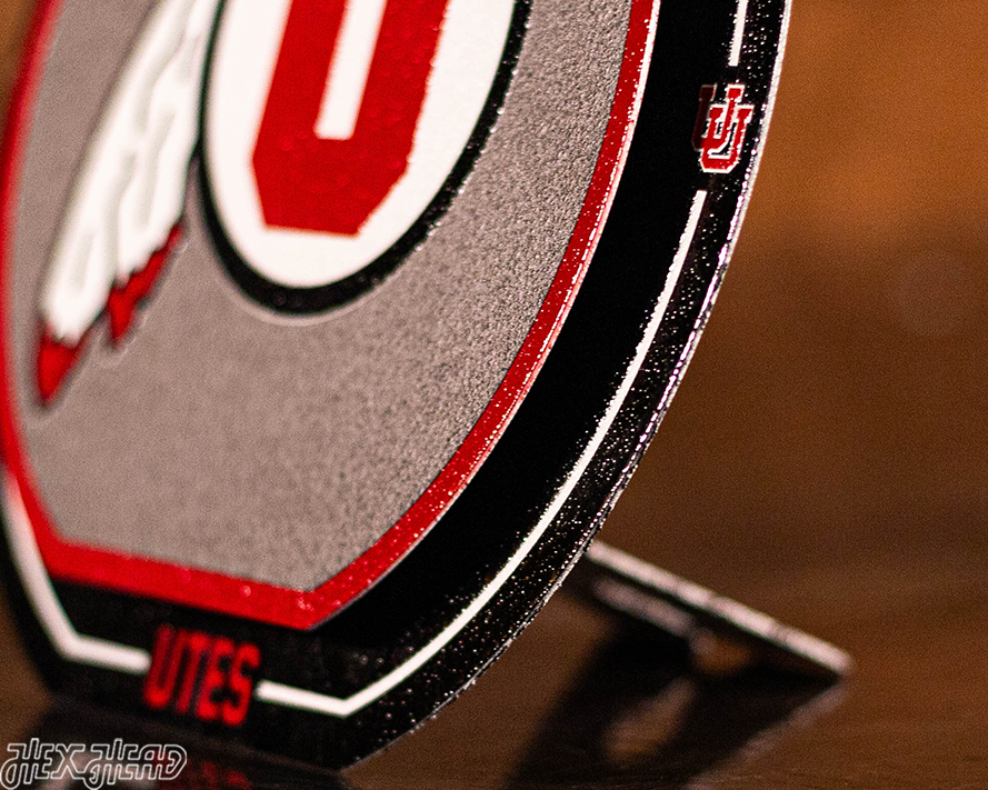 Utah Utes "Double Play" On the Shelf or on the Wall Art