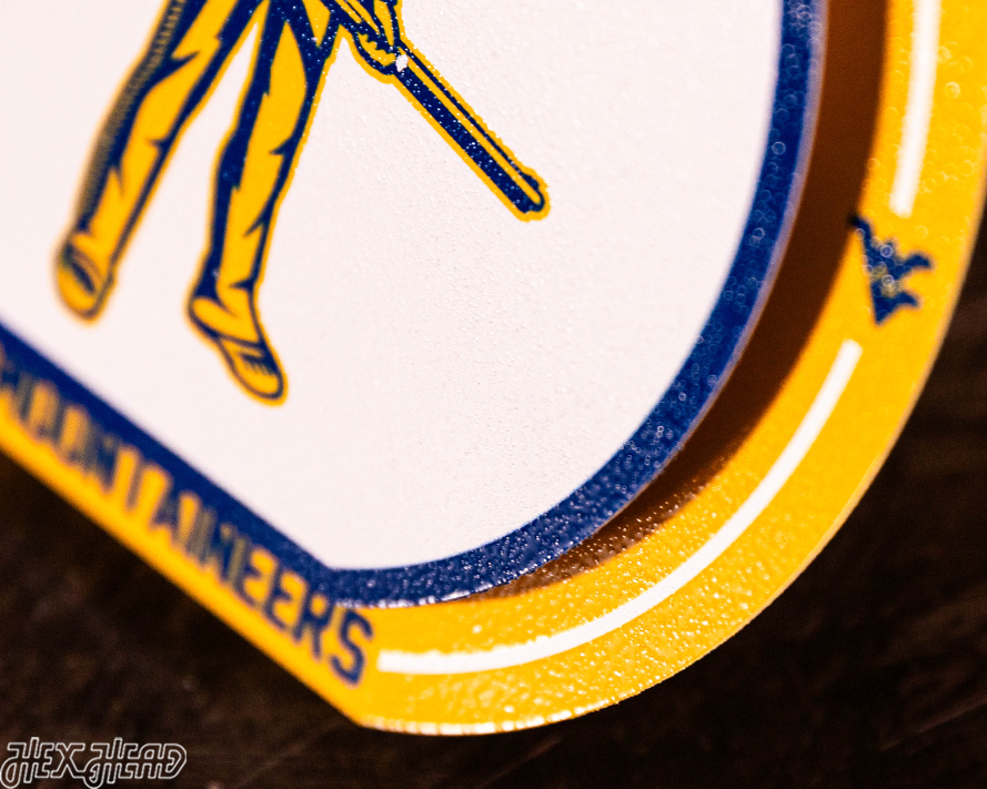 West Virginia Mountaineers "Double Play" On the Shelf or on the Wall Art