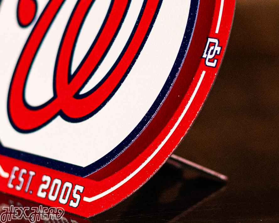 Washington Nationals "Double Play" On the Shelf or on the Wall Art