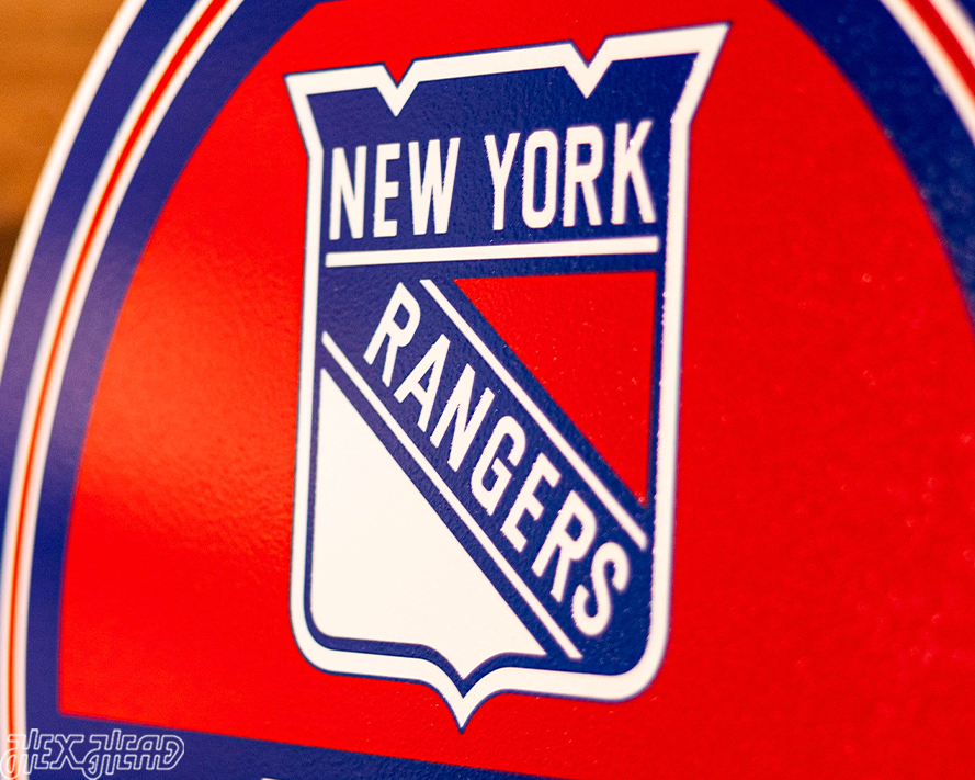 New York Rangers Personalized Monogram Metal Art