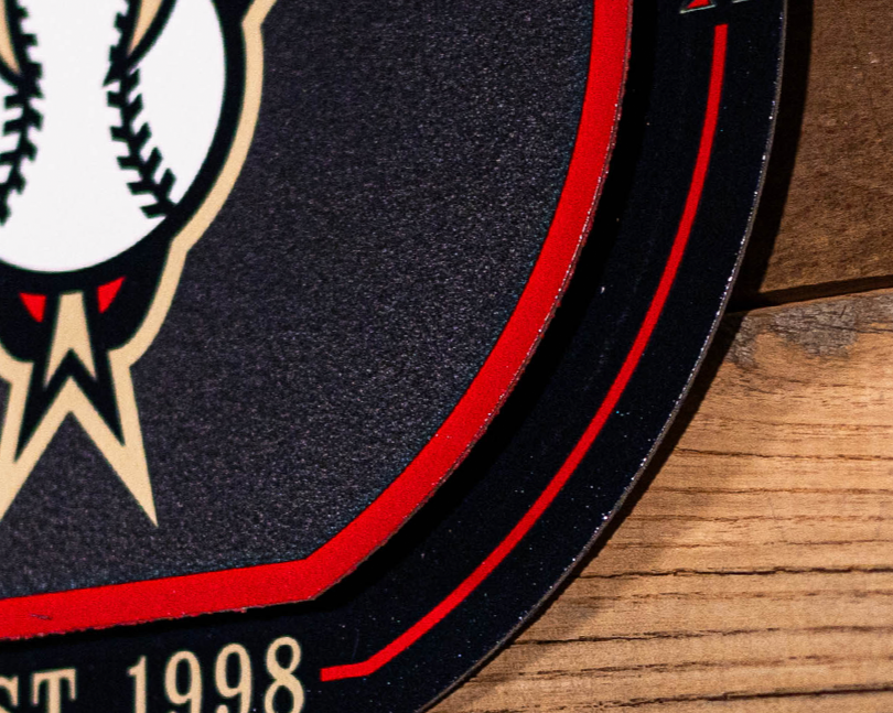 Arizona Diamondbacks "Double Play" On the Shelf or on the Wall Art