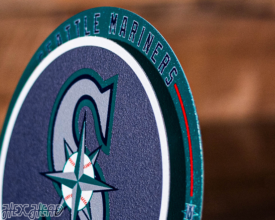 Seattle Mariners "Double Play" On the Shelf or on the Wall Art