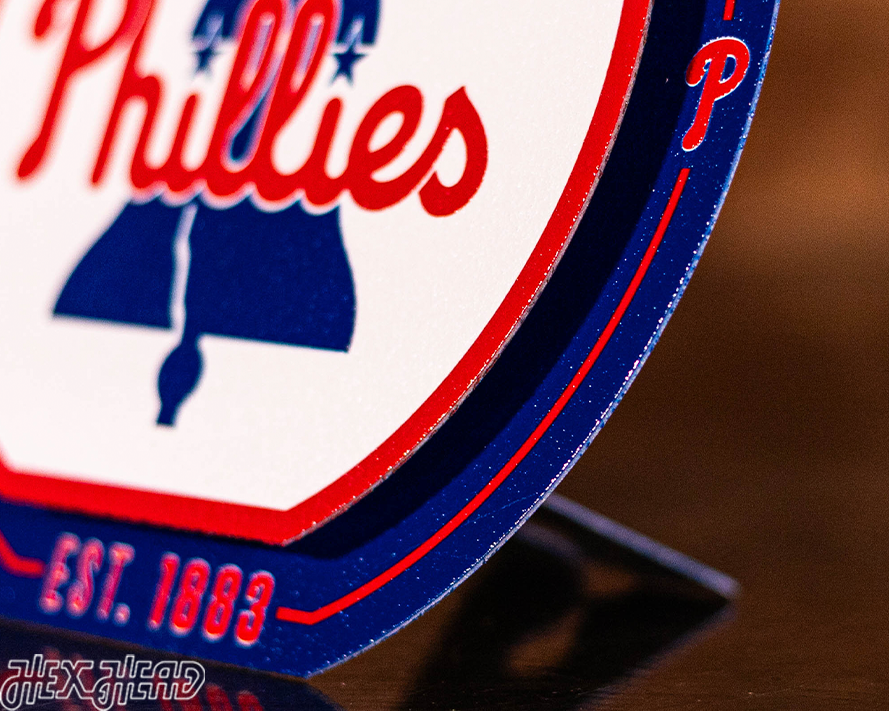 Philadelphia Phillies "Double Play" On the Shelf or on the Wall Art