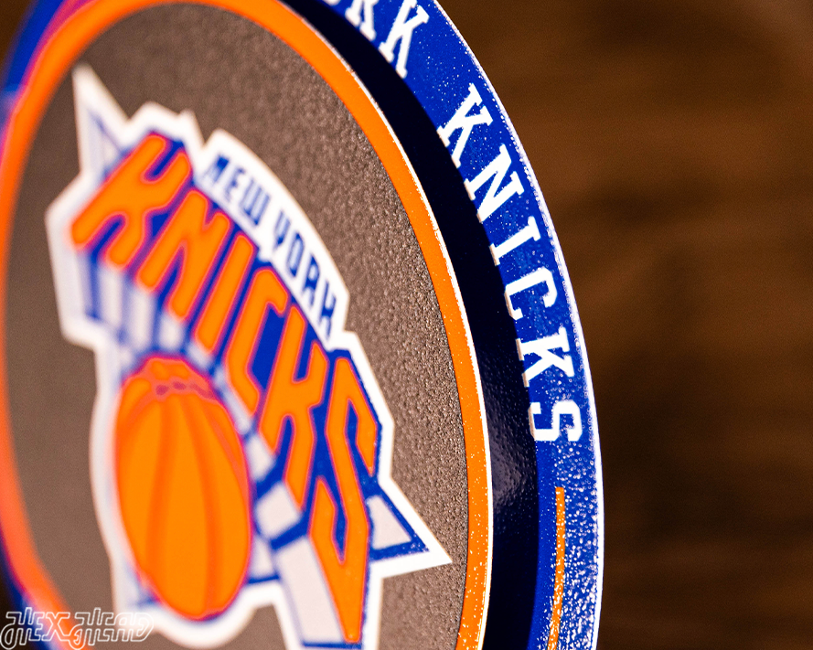 New York Knicks "Double Play" On the Shelf or on the Wall Art