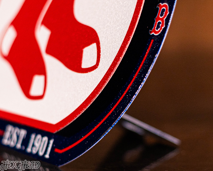 Boston Red Sox "Double Play" On the Shelf or on the Wall Art