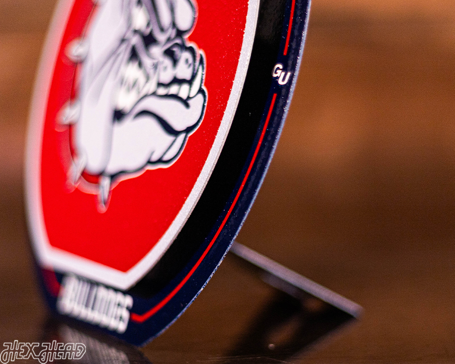 Gonzaga Bulldogs "Double Play" On the Shelf or on the Wall Art