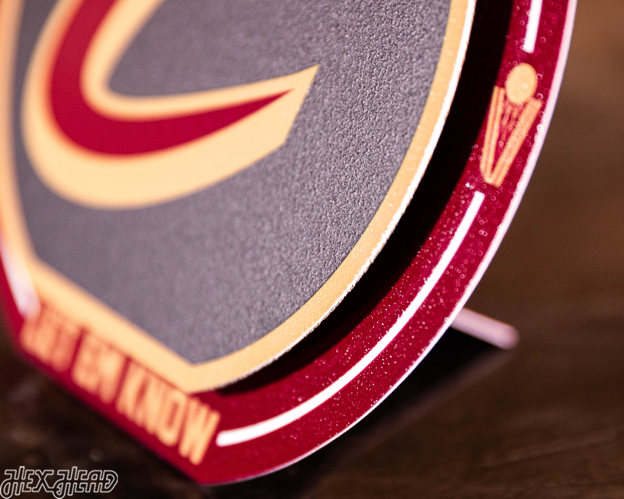 Cleveland Cavaliers "Double Play" On the Shelf or on the Wall Art