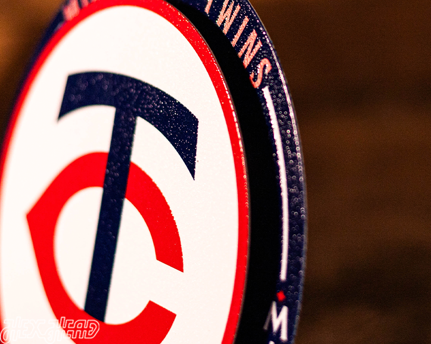 Minnesota Twins "Double Play" On the Shelf or on the Wall Art