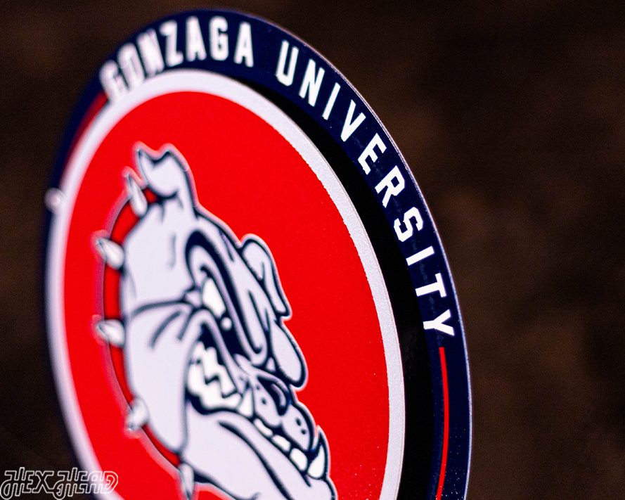 Gonzaga Bulldogs "Double Play" On the Shelf or on the Wall Art