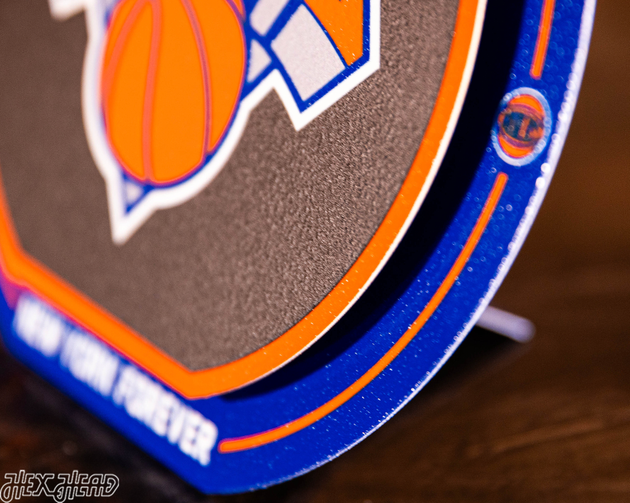 New York Knicks "Double Play" On the Shelf or on the Wall Art