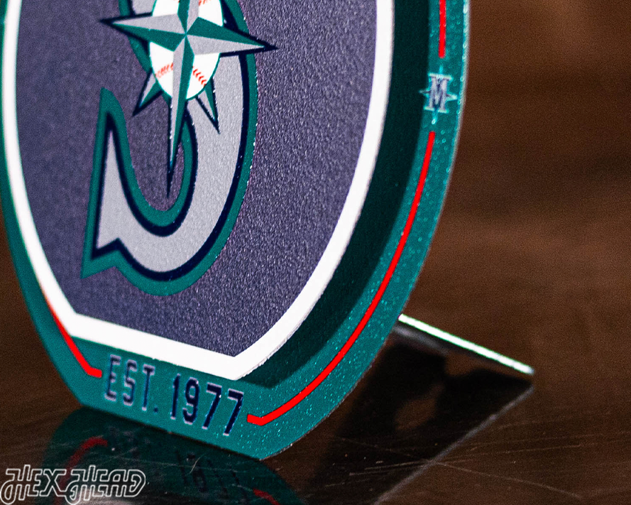 Seattle Mariners "Double Play" On the Shelf or on the Wall Art