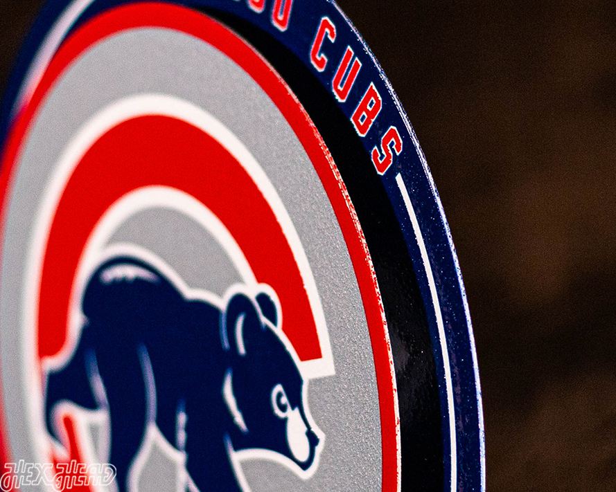 Chicago Cubs "Double Play" On the Shelf or on the Wall Art