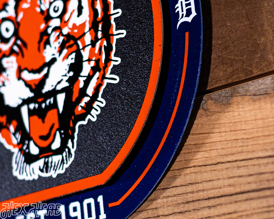 Detroit Tigers "Double Play" On the Shelf or on the Wall Art